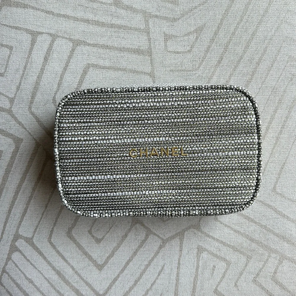 Chanel holiday makeup bag only NWOT
